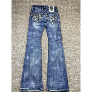 Men’s  Rock Revival Jeans 29 Owen Slim Boot Cut Embellished